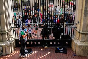 A 2024 protest at Columbia University.