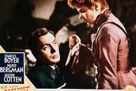 Poster for the film Gaslight, starring Charles Boyer and Ingrid Bergman