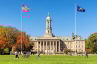 A photo of Penn State's main campus.